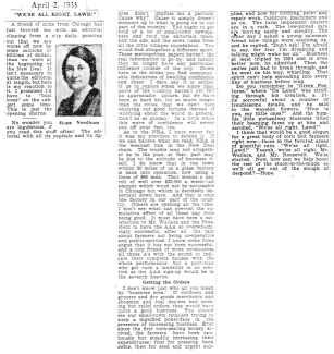 Clipping from 4/2/1935