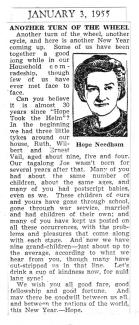 Clipping from 1/3/1955